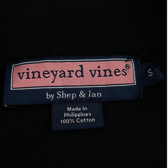 Vineyard Vines 1/4 Zip Pullover Sweatshirt Size S Navy Red Preppy Nautical - Picture 4 of 4